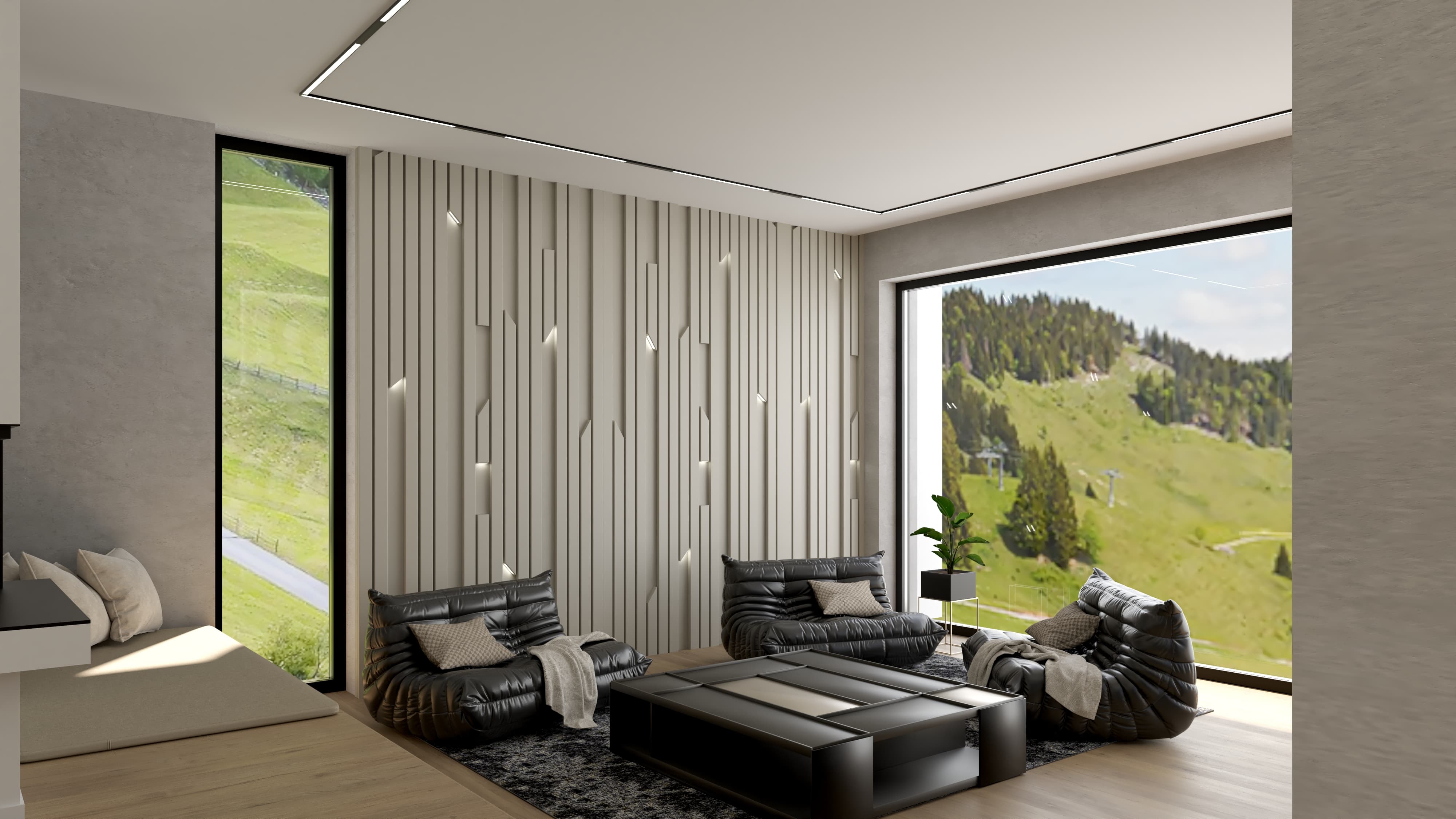 Wohnzimmer Licht - virtuelle Raumgestaltung
